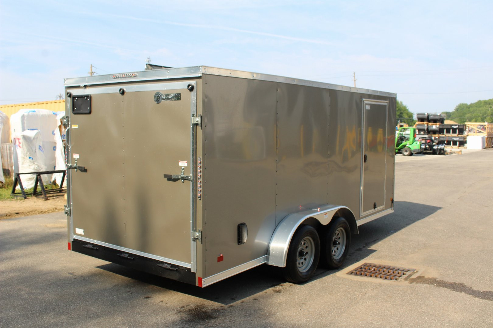 New 2026 Darkhorse Cargo DHW 7' x 16' Enclosed Trailer - Rear Ramp Door - 6' Interior Height - 7000# GVW