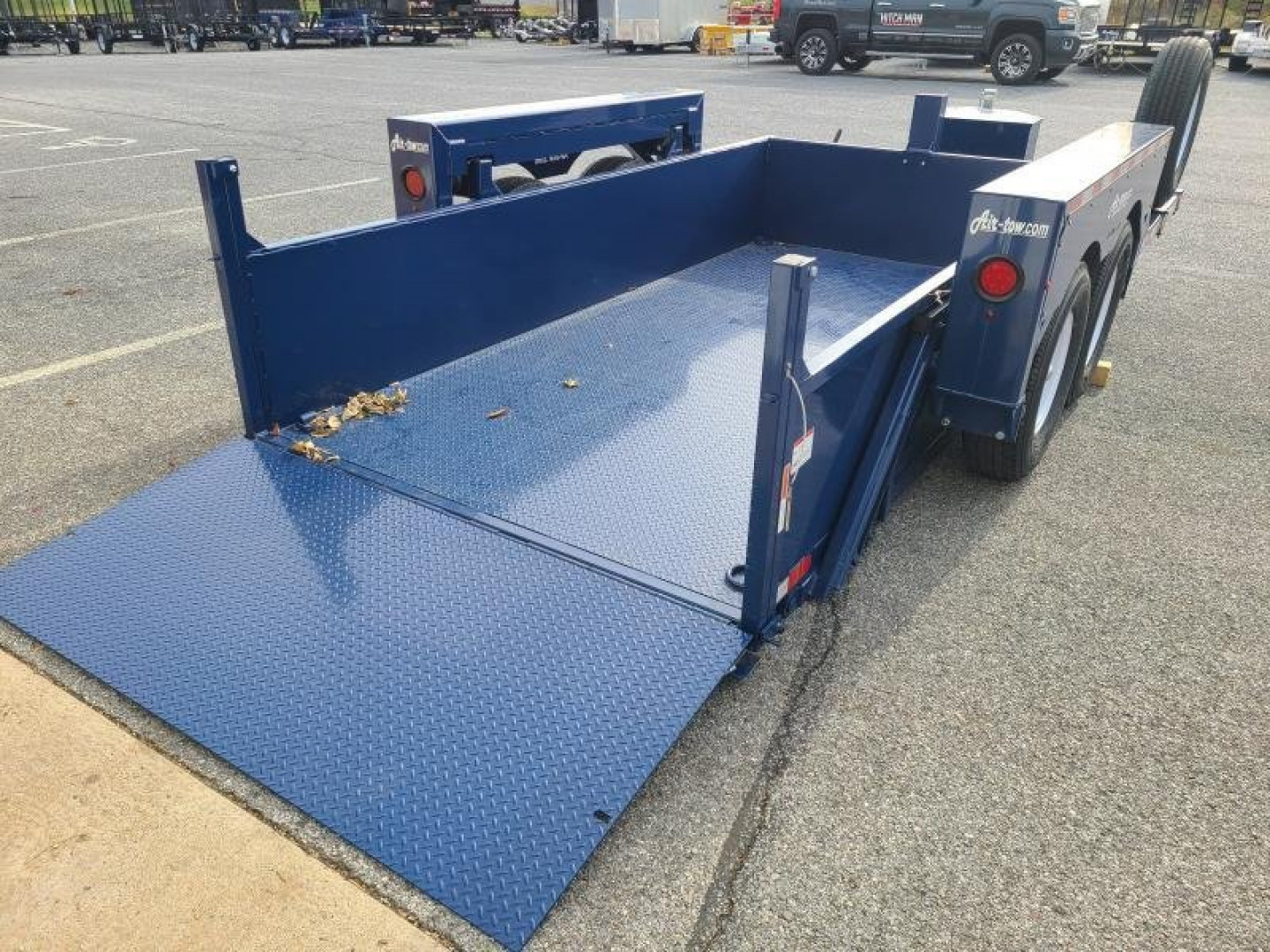 New 6'2" x 14 Air Tow 3D-14 Drop-Deck/Dump Dump Trailer 16k