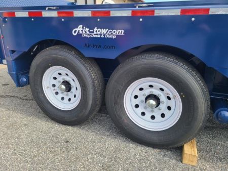 New 6'2" x 14 Air Tow 3D-14 Drop-Deck/Dump Dump Trailer 16k