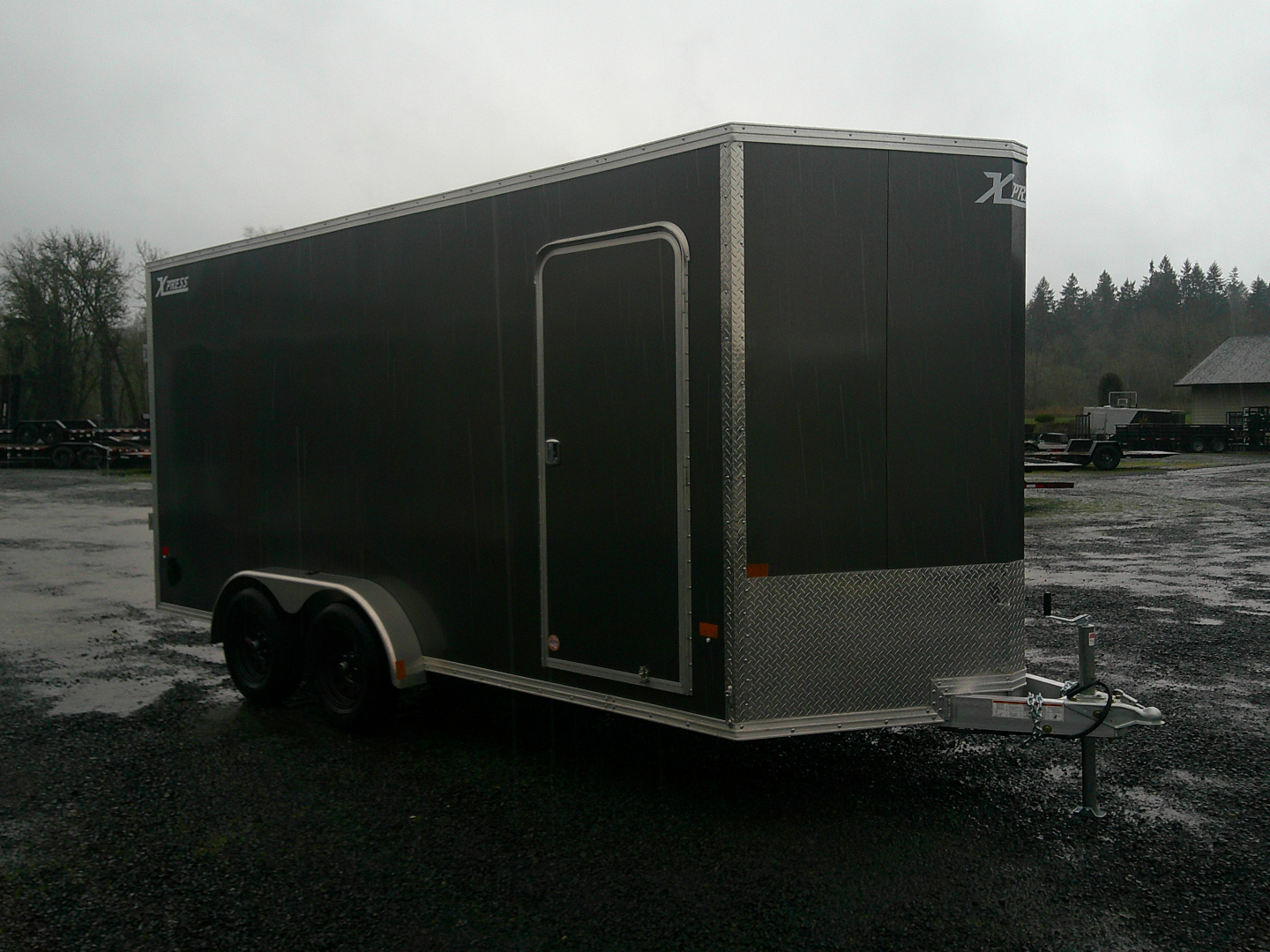 New 2026 ALCOM 7.4x16 Cargo / Enclosed Trailer 7K