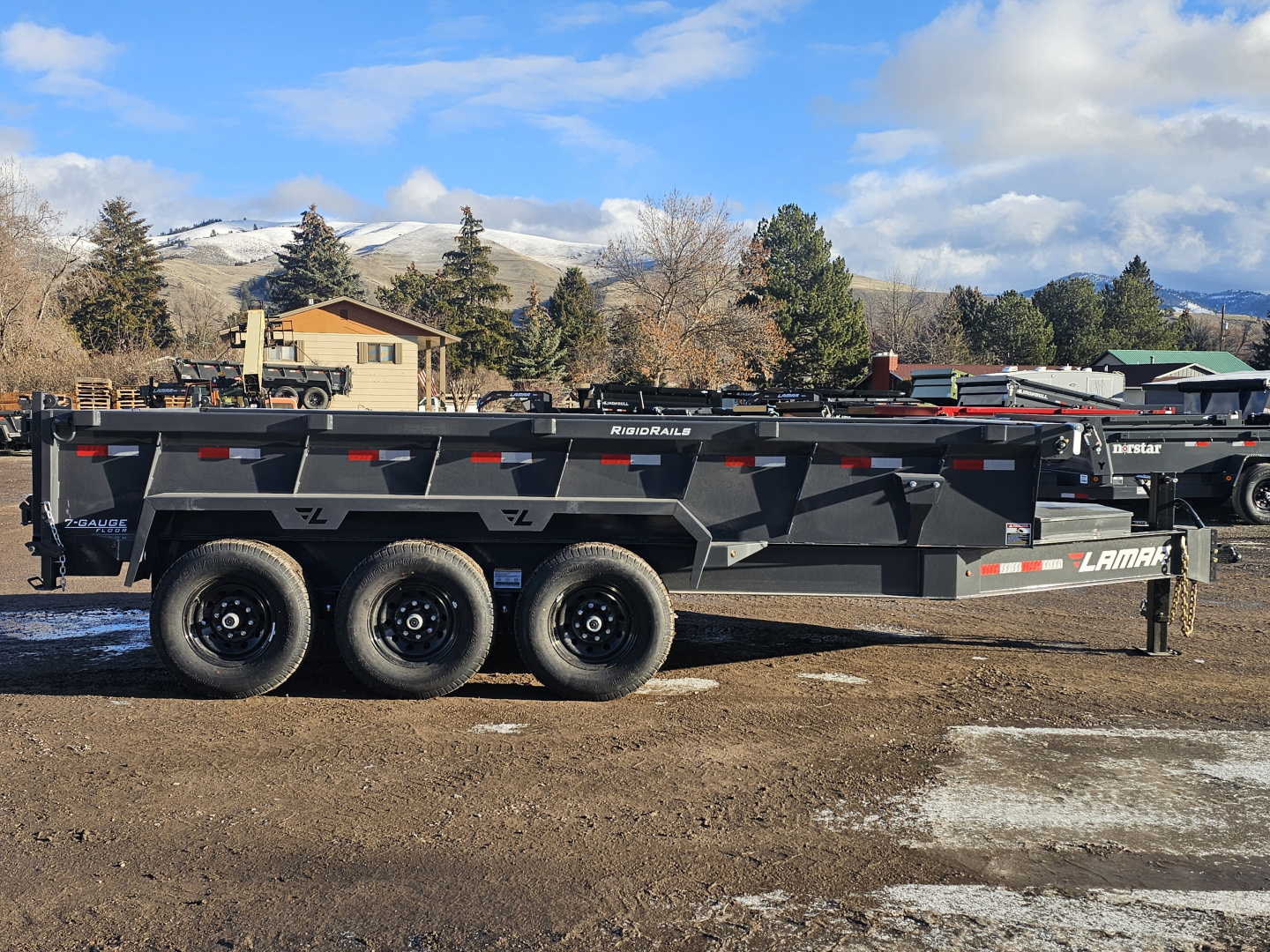 New 2026 Lamar 7x16 21k Dump Trailer