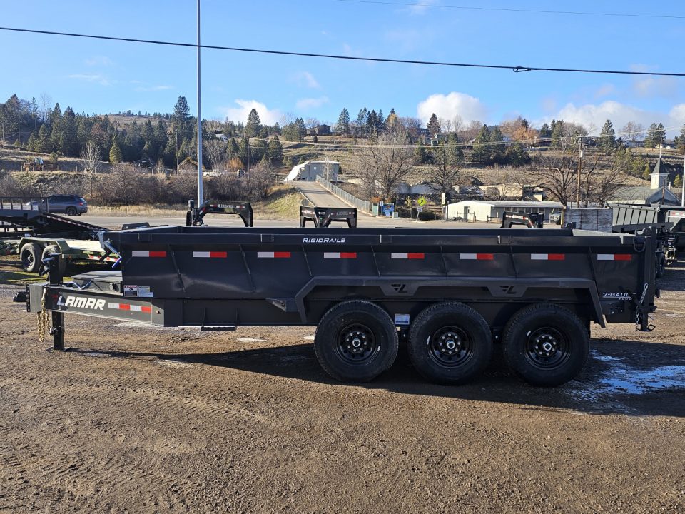 New 2026 Lamar 7x16 21k Dump Trailer