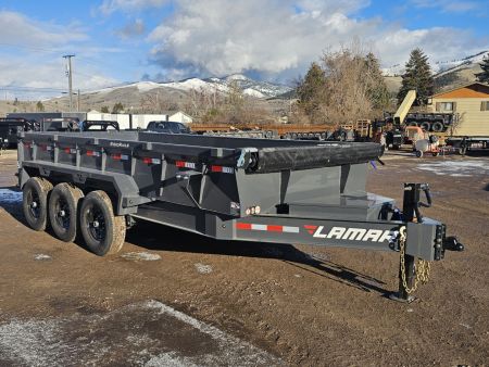 New 2026 Lamar 7x16 21k Dump Trailer