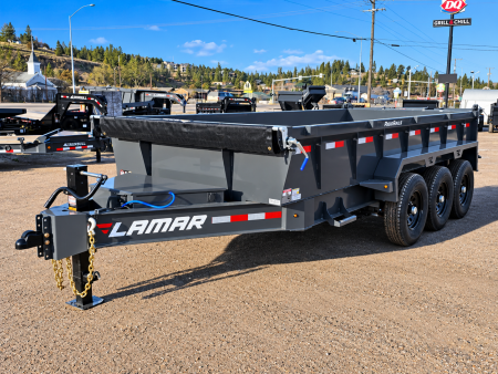 New 2026 Lamar 7x16 21k Dump Trailer