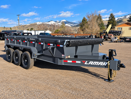 New 2026 Lamar 7x16 21k Dump Trailer