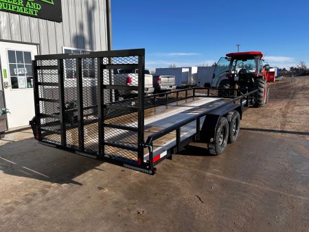 New 2026 H&H Trailers 82"X20' Rail Side Utility 7k gvwr Utility Trailer
