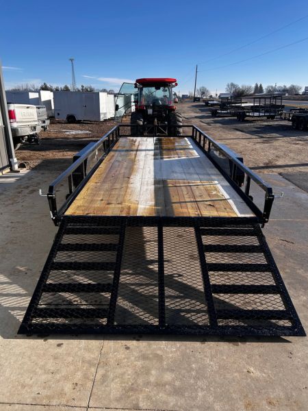 New 2026 H&H Trailers 82"X20' Rail Side Utility 7k gvwr Utility Trailer