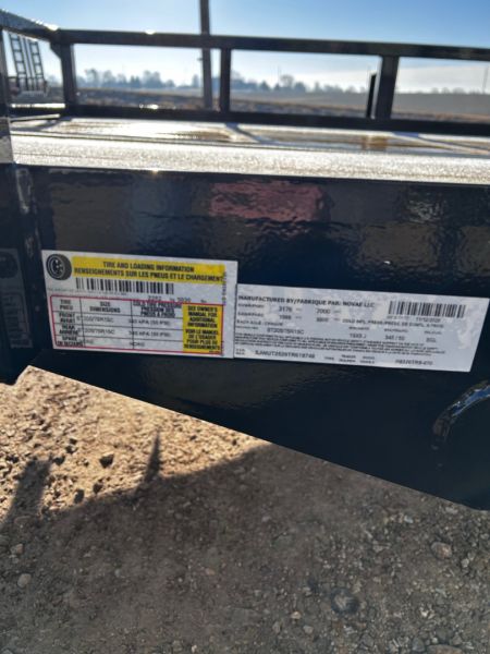 New 2026 H&H Trailers 82"X20' Rail Side Utility 7k gvwr Utility Trailer