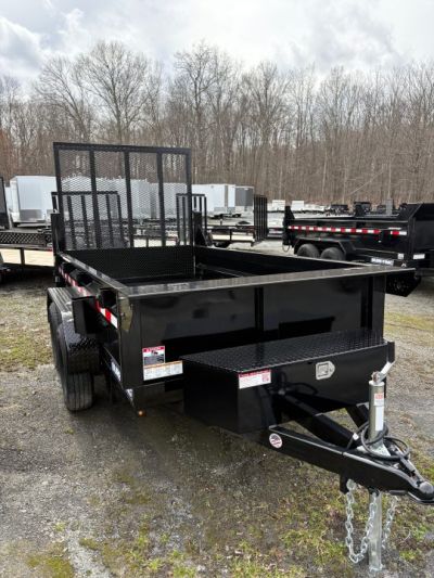 New Sure-Trac 5 x 10 Low Profile Homeowner Dump Trailer  7K TA Single Ram