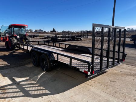 New 2026 H&H Trailers 82"X20' Rail Side Utility 7k gvwr Utility Trailer