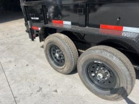 New 2026 Top Hat Trailers 7X14 Dump Trailer 14K Low profile tarp, ramps