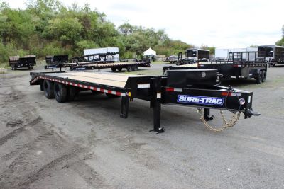 New 2026 Sure-Trac 8.5x20+5 25.9K HD Beavertail Deckover Trailer (10 TON)