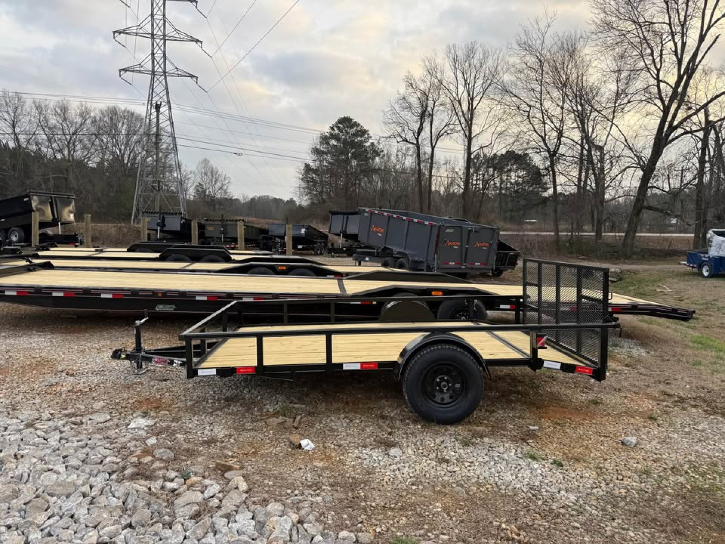 New 2026 Oak Ridge 7x12SA Utility Trailer