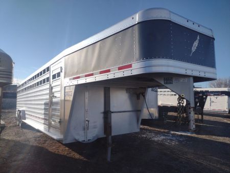 Used 2019 Featherlite 30' Stock Trailer
