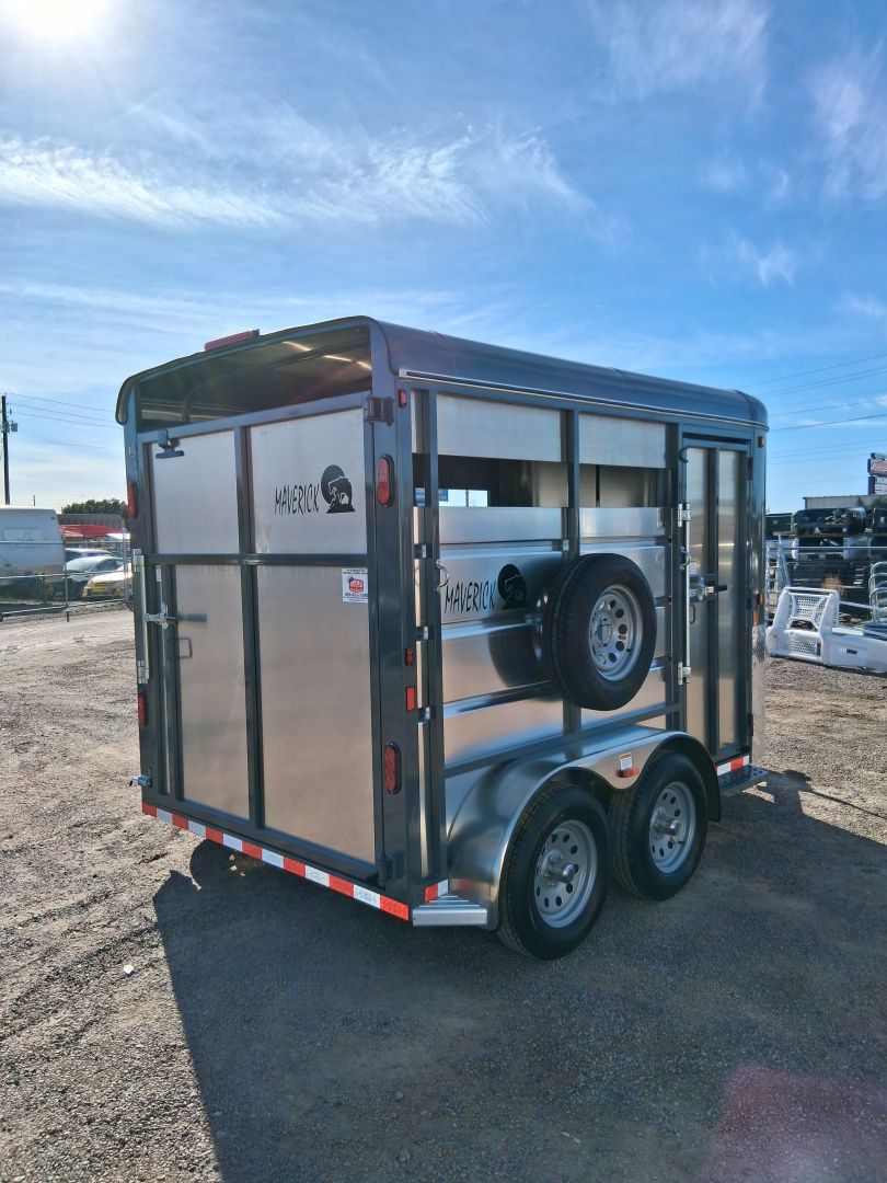 New 2026 Maverick Trailers 12' STOCK Stock / Stock Combo Trailer