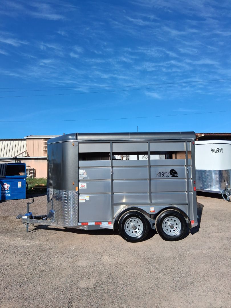 New 2026 Maverick Trailers 12' STOCK Stock / Stock Combo Trailer