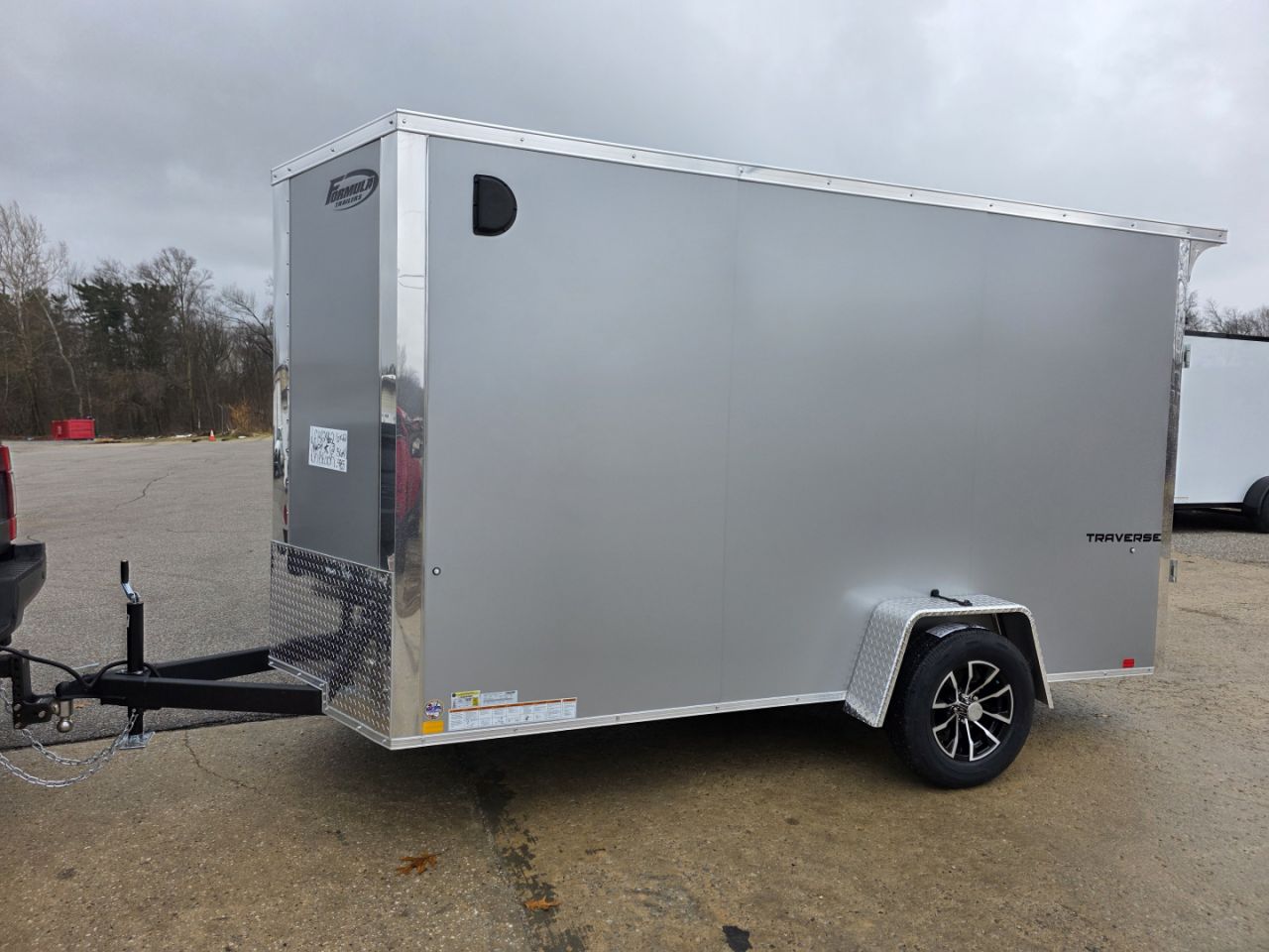 New 2026 Formula Trailers 6x12 6'6 INSIDE 080 SCREWLESS EXTERIOR ramp door DRINGS ALUMINUM WHEELS Cargo / Enclosed Trailer