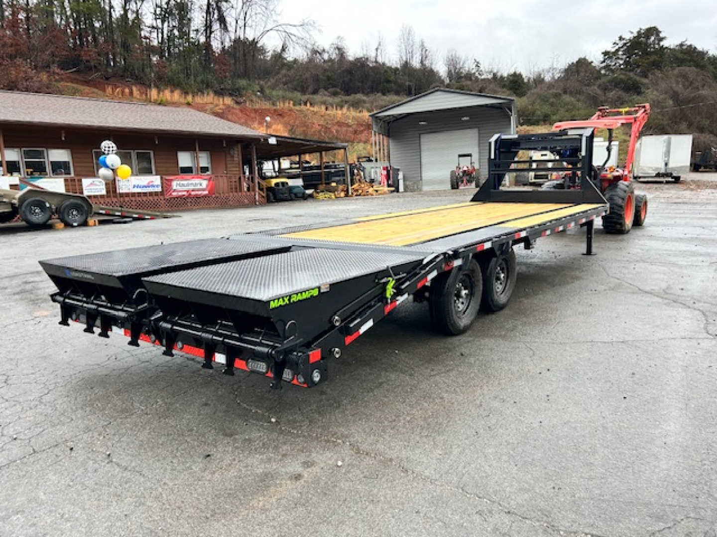 New 2026 Load Trail 102X25 14K Equipment Trailer W/ 6" RAISED NECK