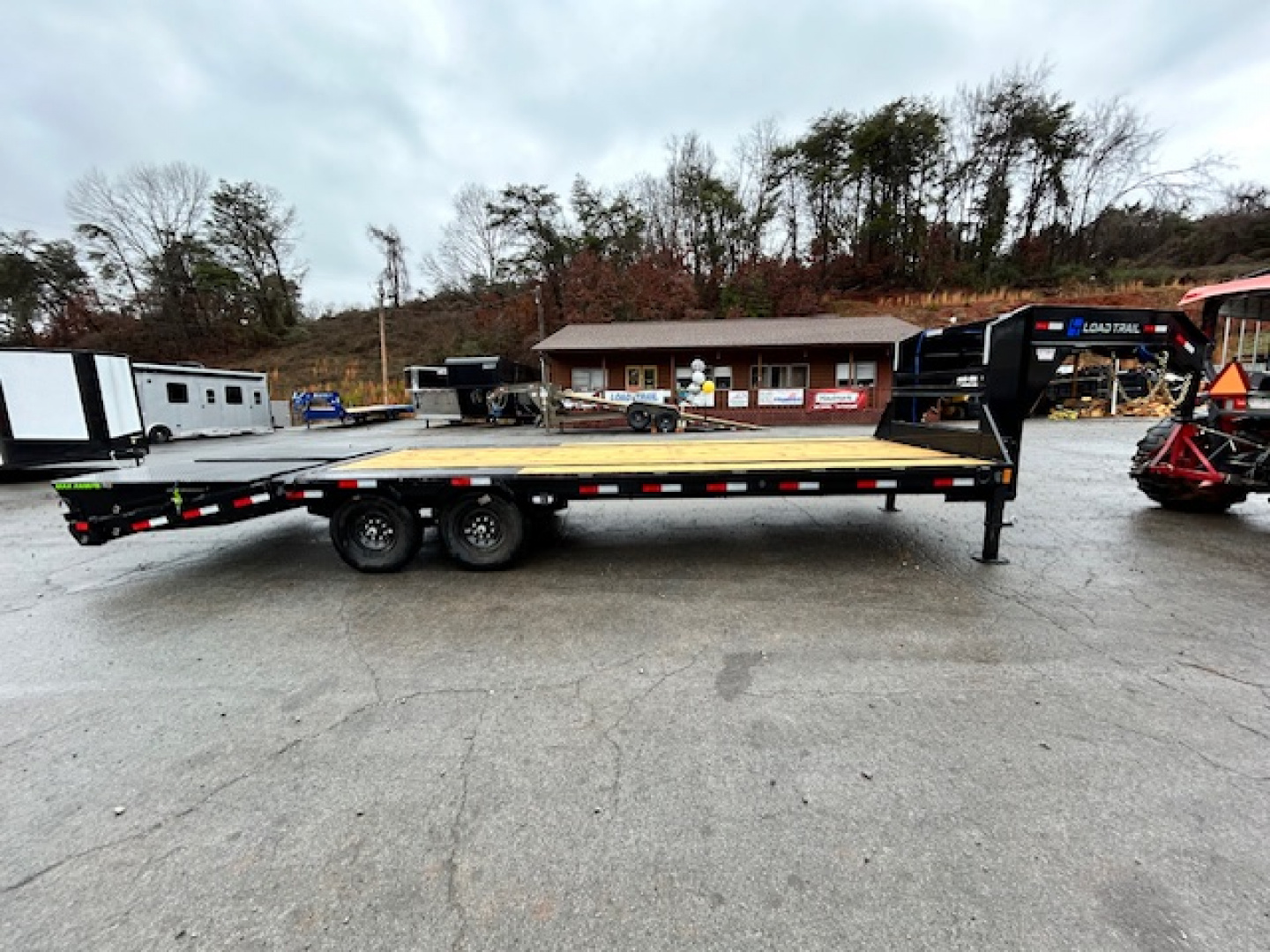 New 2026 Load Trail 102X25 14K Equipment Trailer W/ 6" RAISED NECK