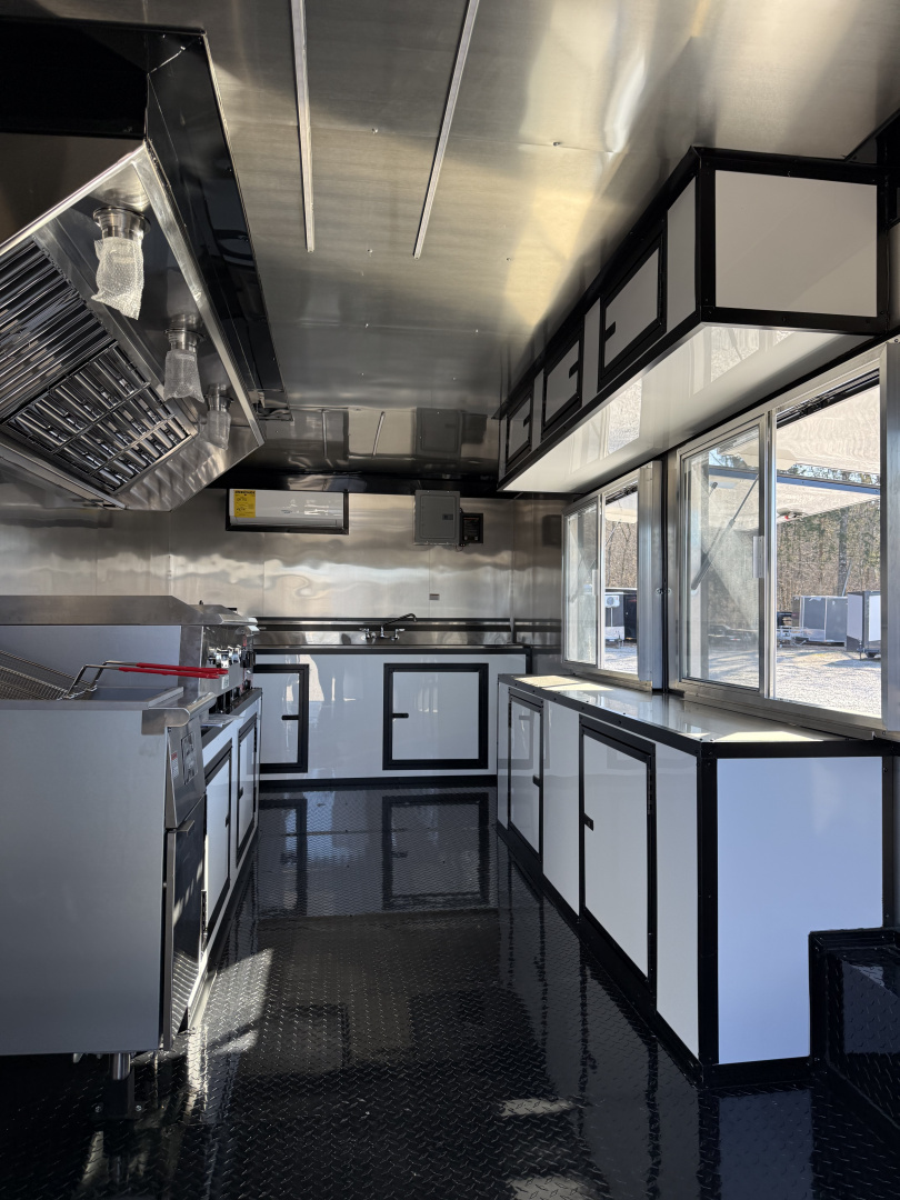 New 2026 Coast 2 Coast 8.5X20 TA CONCESSION TRAILER FULLY EQUIPPED BLACKOUT Concession