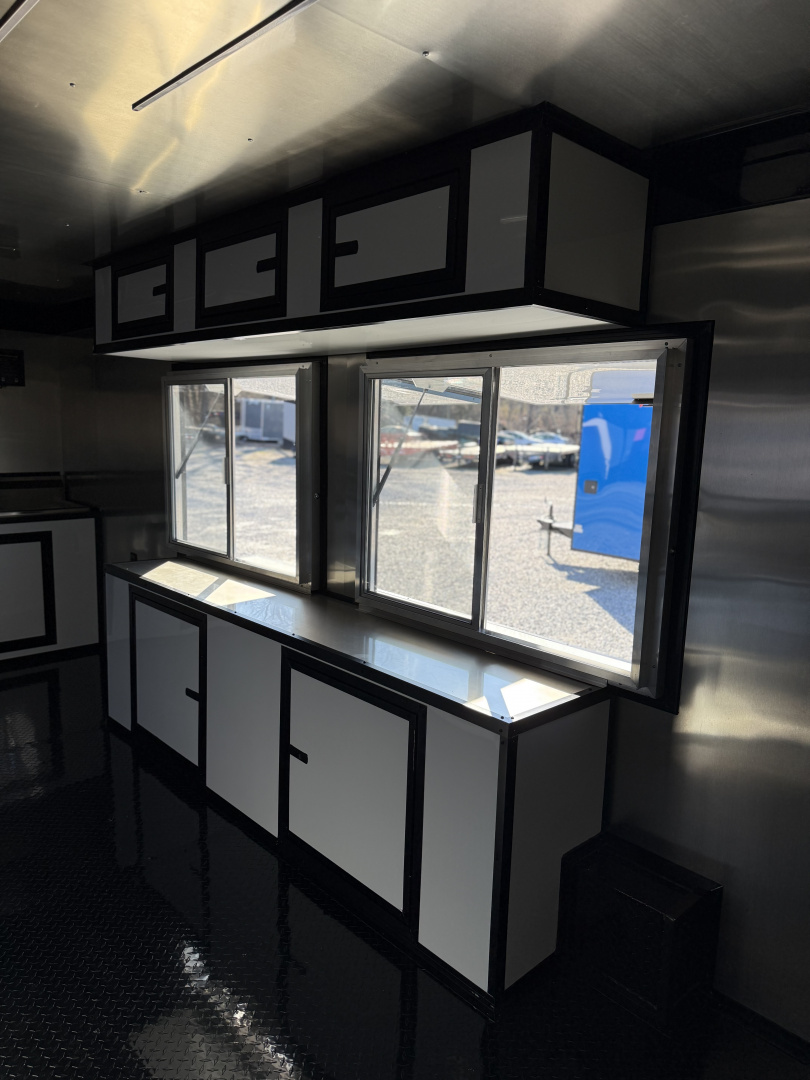 New 2026 Coast 2 Coast 8.5X20 TA CONCESSION TRAILER FULLY EQUIPPED BLACKOUT Concession