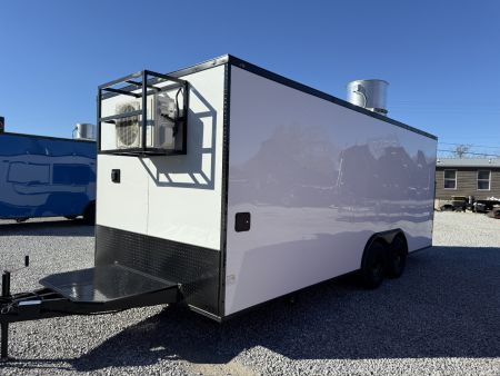 New 2026 Coast 2 Coast 8.5X20 TA CONCESSION TRAILER FULLY EQUIPPED BLACKOUT Concession