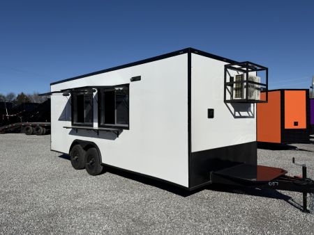 New 2026 Coast 2 Coast 8.5X20 TA CONCESSION TRAILER FULLY EQUIPPED BLACKOUT Concession