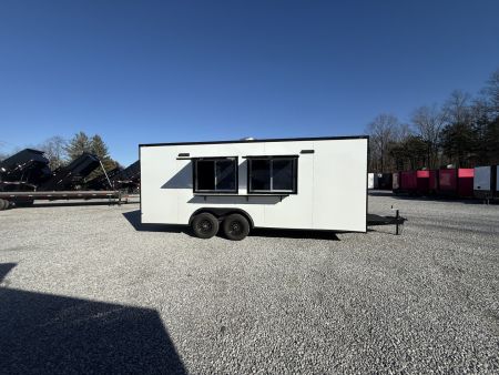 New 2026 Coast 2 Coast 8.5X20 TA CONCESSION TRAILER FULLY EQUIPPED BLACKOUT Concession