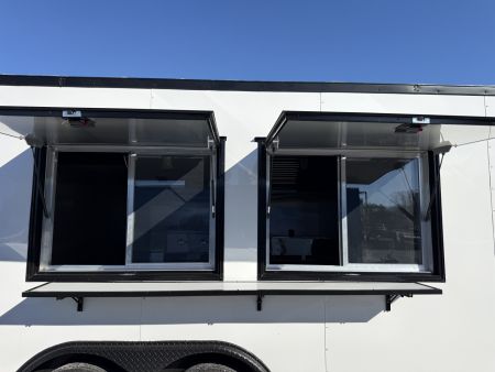 New 2026 Coast 2 Coast 8.5X20 TA CONCESSION TRAILER FULLY EQUIPPED BLACKOUT Concession