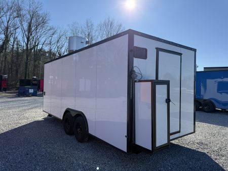 New 2026 Coast 2 Coast 8.5X20 TA CONCESSION TRAILER FULLY EQUIPPED BLACKOUT Concession