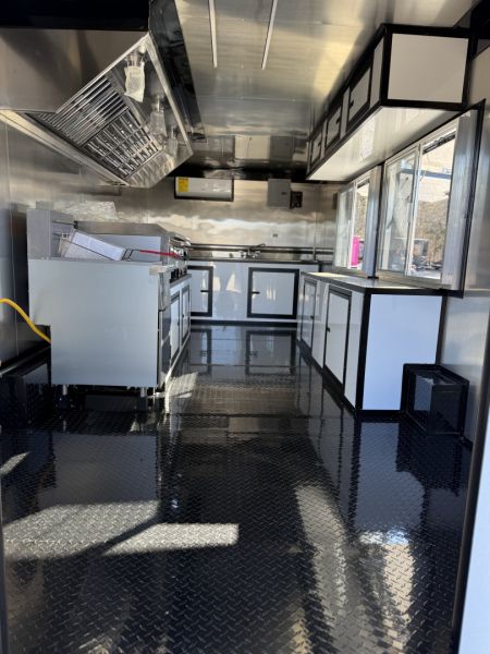 New 2026 Coast 2 Coast 8.5X20 TA CONCESSION TRAILER FULLY EQUIPPED BLACKOUT Concession