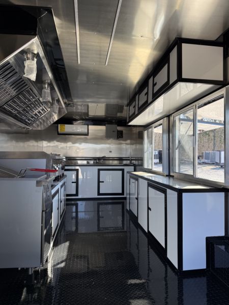 New 2026 Coast 2 Coast 8.5X20 TA CONCESSION TRAILER FULLY EQUIPPED BLACKOUT Concession