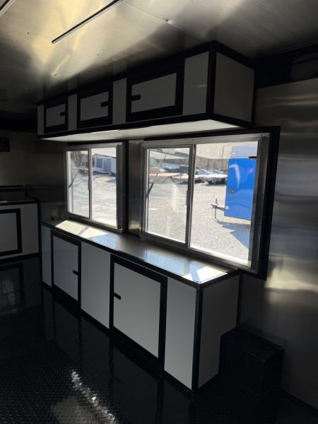 New 2026 Coast 2 Coast 8.5X20 TA CONCESSION TRAILER FULLY EQUIPPED BLACKOUT Concession