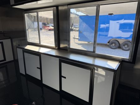 New 2026 Coast 2 Coast 8.5X20 TA CONCESSION TRAILER FULLY EQUIPPED BLACKOUT Concession