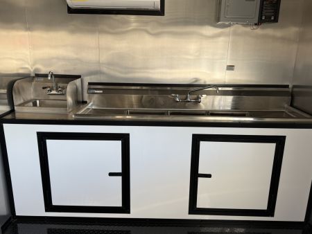 New 2026 Coast 2 Coast 8.5X20 TA CONCESSION TRAILER FULLY EQUIPPED BLACKOUT Concession