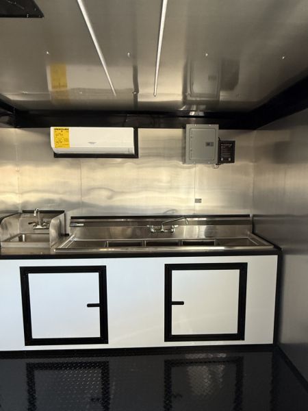 New 2026 Coast 2 Coast 8.5X20 TA CONCESSION TRAILER FULLY EQUIPPED BLACKOUT Concession