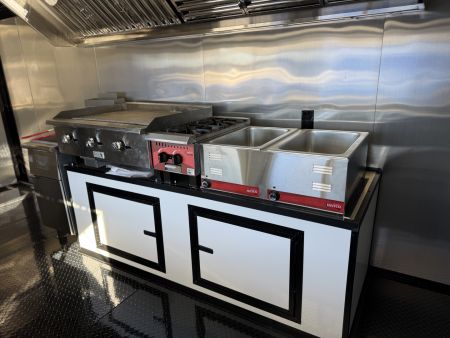 New 2026 Coast 2 Coast 8.5X20 TA CONCESSION TRAILER FULLY EQUIPPED BLACKOUT Concession