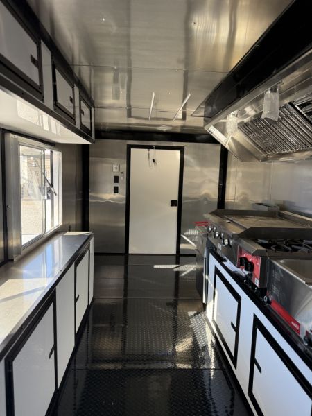 New 2026 Coast 2 Coast 8.5X20 TA CONCESSION TRAILER FULLY EQUIPPED BLACKOUT Concession