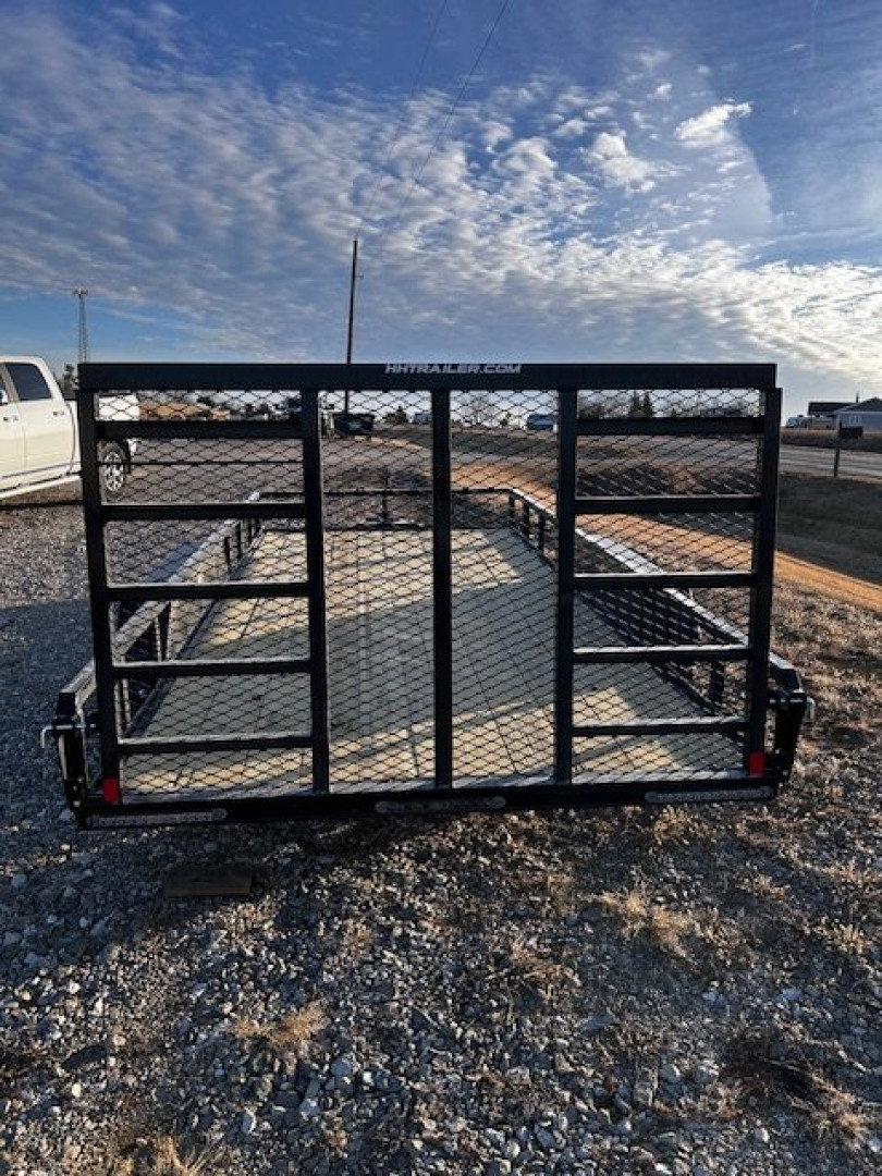 New 2026 H&H Trailers 82"X16' Rail Side Utility 7k gvwr Utility Trailer