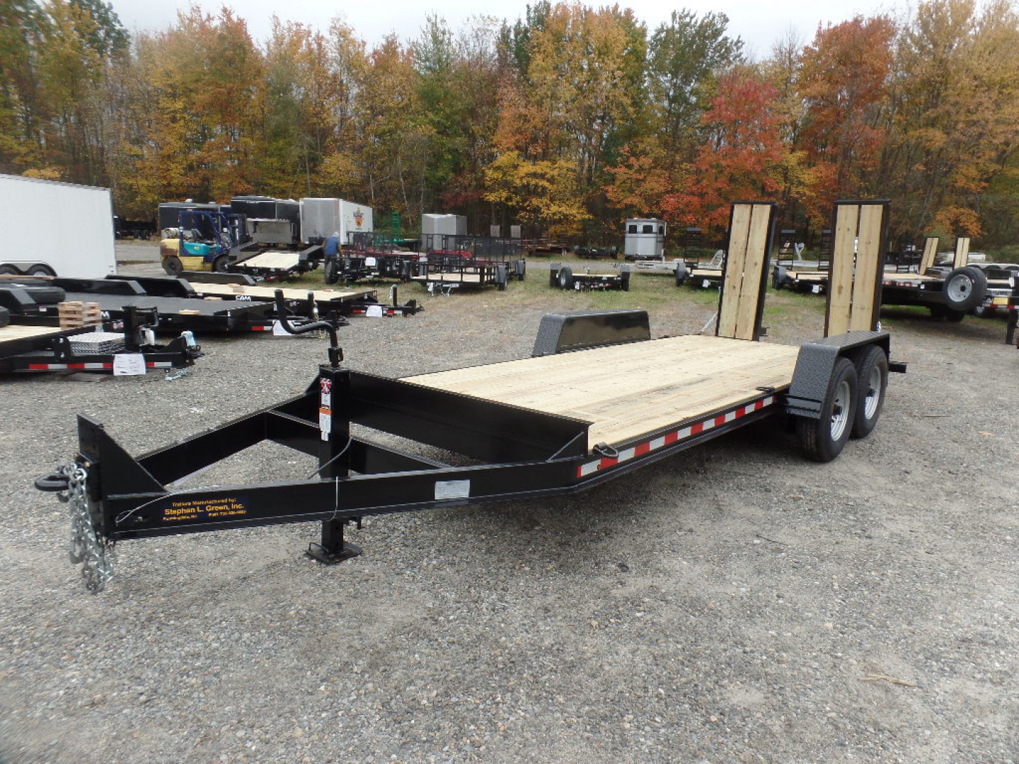 7×18 Equipment Flatbed Trailer