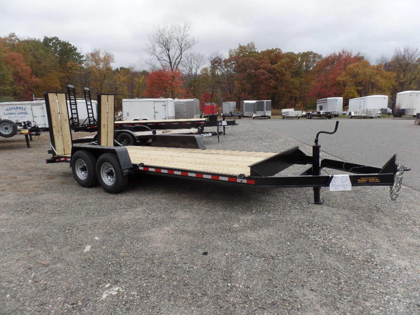 7×18 Equipment Flatbed Trailer photo 2