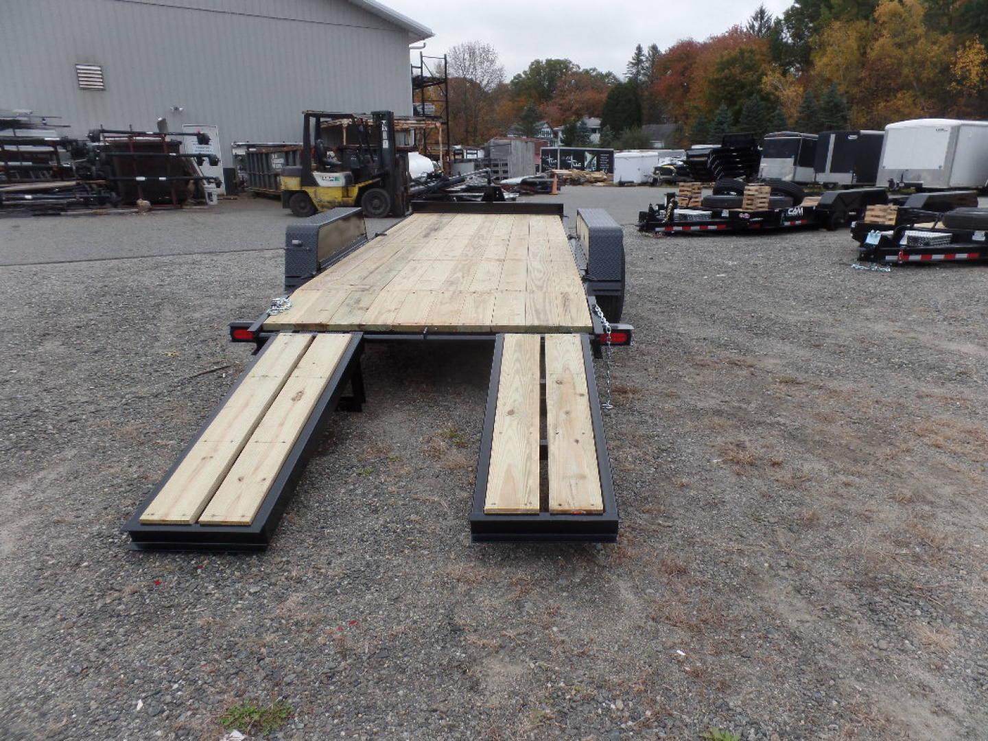 7×18 Equipment Flatbed Trailer photo 3
