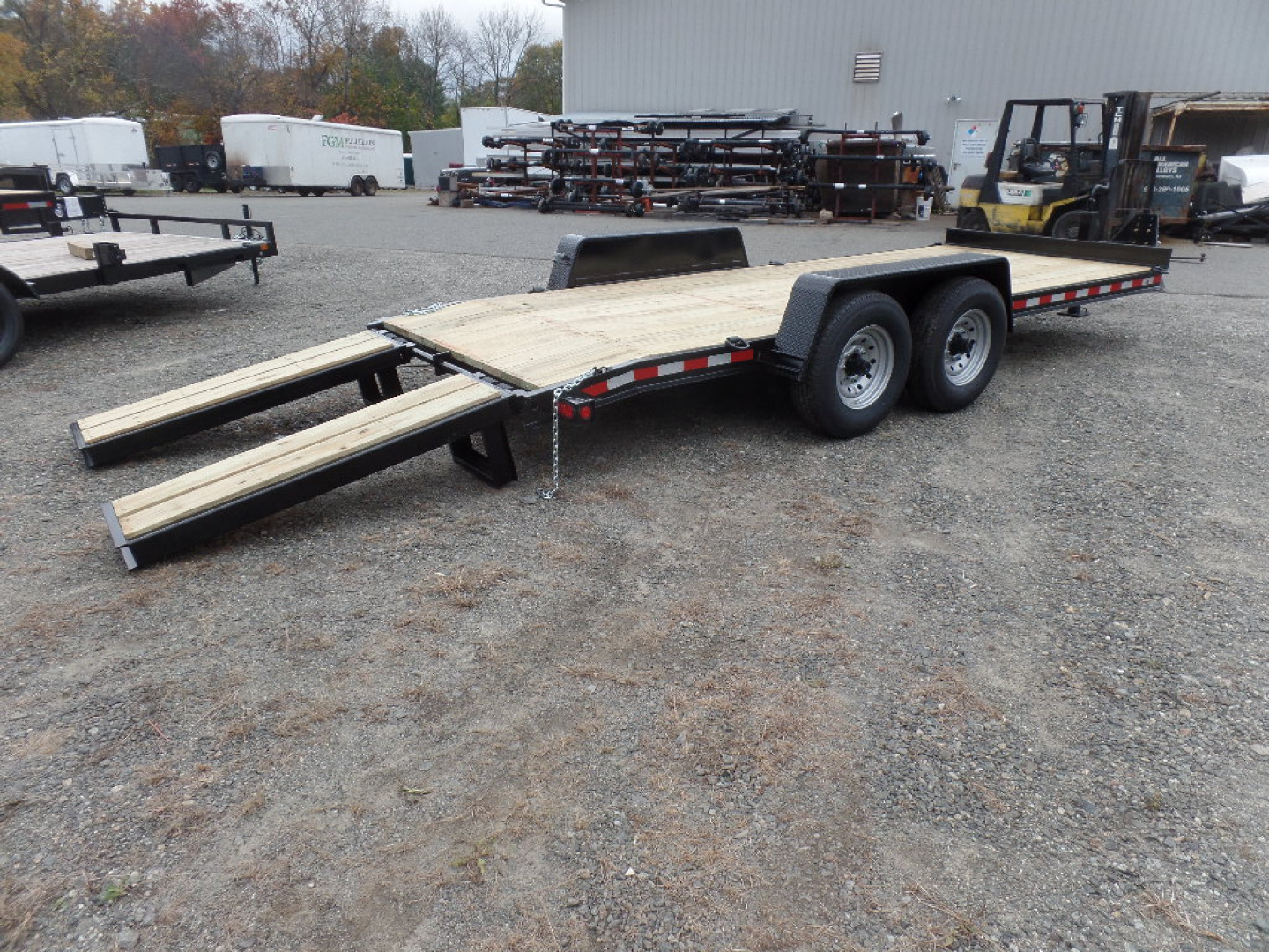 7×18 Equipment Flatbed Trailer photo 4