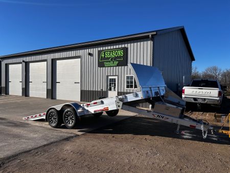 New 2026 H&H Trailers 82"X20' EXA 9.9K GVWR ALUMINUM SPEEDLOADER POWER TILT/ ROCK GUARD Car / Racing Trailer