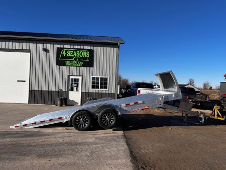 New 2026 H&H Trailers 82"X20' EXA 9.9K GVWR ALUMINUM SPEEDLOADER POWER TILT/ ROCK GUARD Car / Racing Trailer