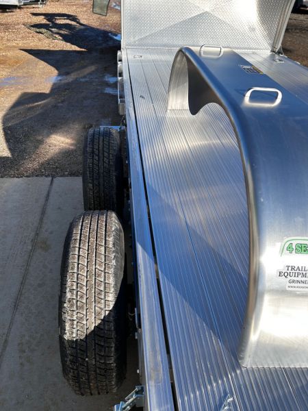 New 2026 H&H Trailers 82"X20' EXA 9.9K GVWR ALUMINUM SPEEDLOADER POWER TILT/ ROCK GUARD Car / Racing Trailer