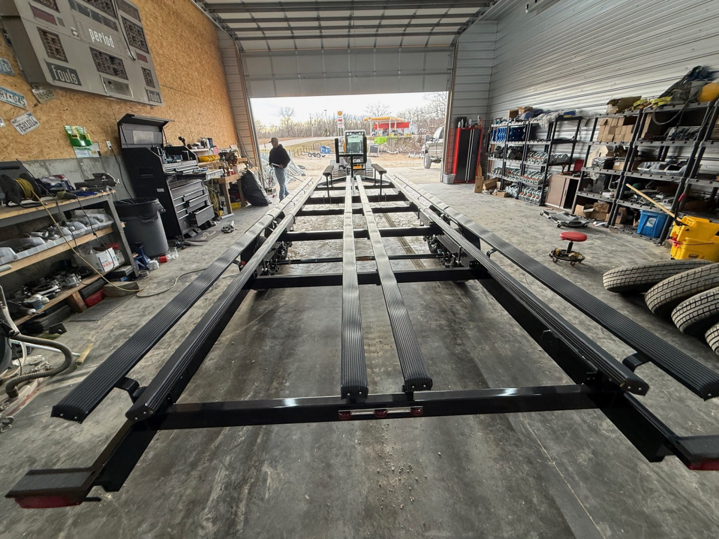New 2027 Haul-Rite Trailers FS28 Super-HD Tritoon Pontoon Boat