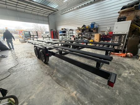 New 2027 Haul-Rite Trailers FS28 Super-HD Tritoon Pontoon Boat