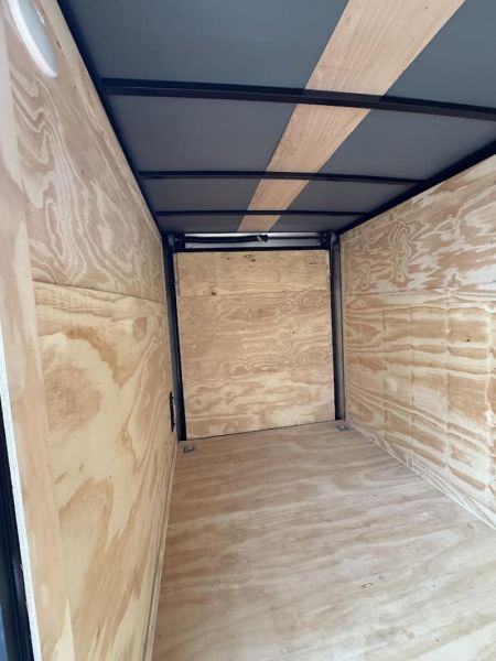 New 6x12 Red Enclosed Cargo Trailer | Rock Solid Cargo