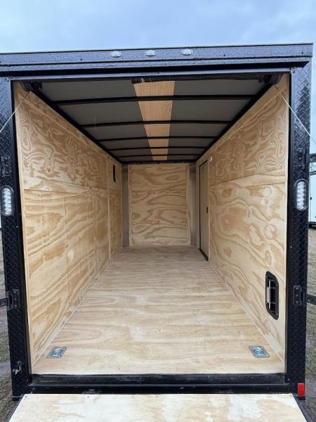 New 6x12 Red Enclosed Cargo Trailer | Rock Solid Cargo